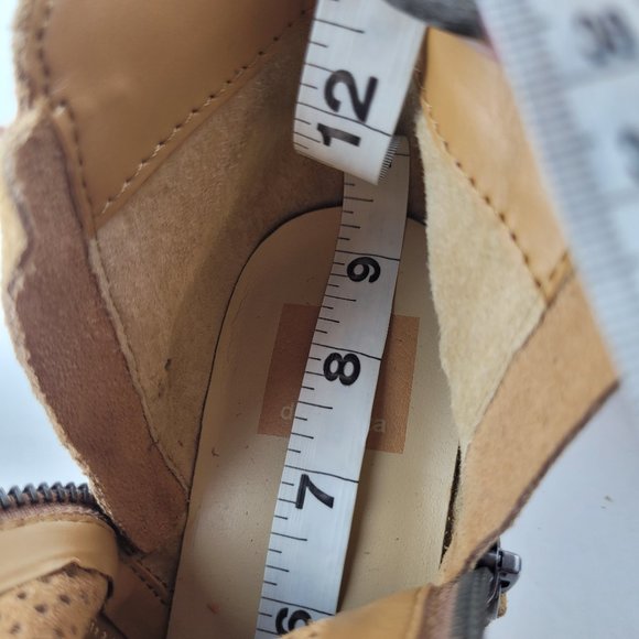 Dolce Vita Sable Camel Suede Leather Ankle Bootie - Picture 14 of 14
